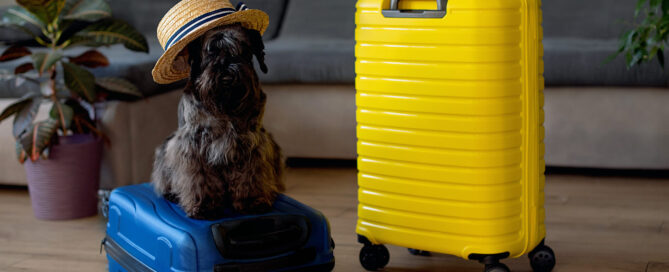 dog boarding, concept image.